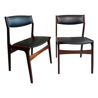 Danish Dining Chairs from Erik Buch, 1960s, Set of 2 For Sale