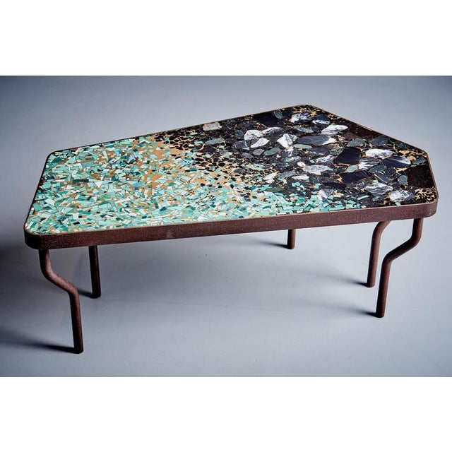 Hand-Crafted Terrazzo Coffee Table by Felix Muhrhofer For Sale - Image 9 of 12