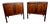 1960s Attributed to Jack Cartwright for Founders Walnut Nightstands With Slate Top, A Pair For Sale