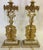 Gold Early 20th Century French Girandoles Lamps With Crystals and Putti Motif- a Pair For Sale - Image 8 of 12