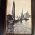 1930’s original realism nautical charcoal pencil drawing, featuring sailboats on the water. Framed in contemporary frame....