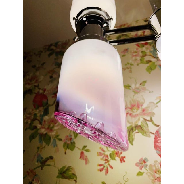 Pink Ceiling Lamp by Toni Zuccheri For Sale - Image 8 of 18