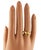 Metal Mid 20th Century Carrera y Carrera Diamond 18k Yellow Gold Detailed Hand Ring - Size 5.5 For Sale - Image 7 of 7