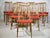 Mid-Century Dining Chairs in Walnut, 1960s, Set of 10 For Sale - Image 13 of 13