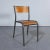 French Graphite Grey Stacking Dining Chair from Mullca, 1960s For Sale - Image 11 of 13