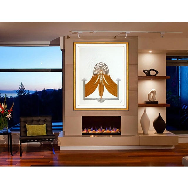 Message us to inquire about custom framing options! (Included for free with every purchase) Erte Authentic and Large...