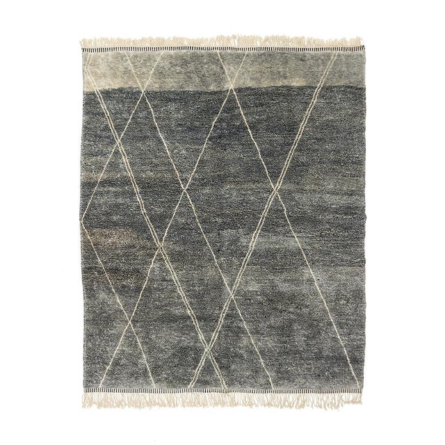 Hand-Knotted Wool Rug by Azele Studio For Sale - Image 9 of 9