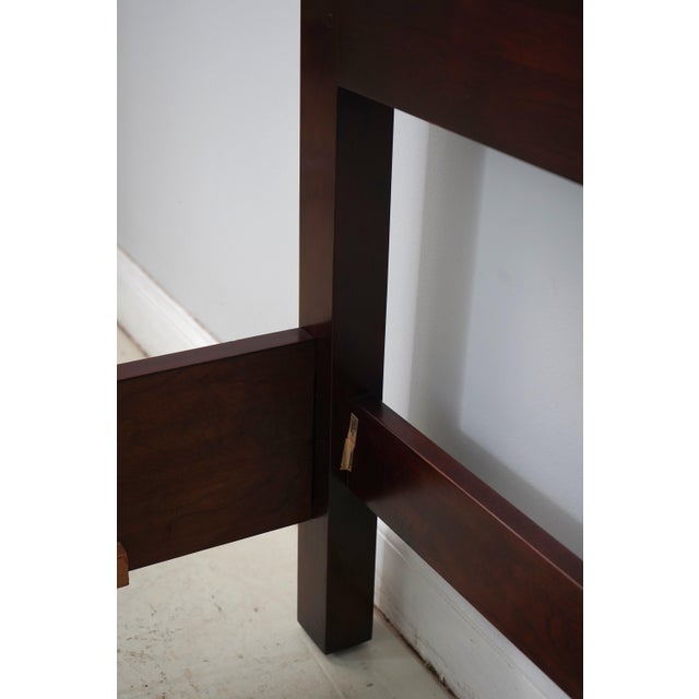 Stickley Cherry 21st C. Queen Size Bed For Sale - Image 13 of 17