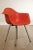 High Quality Orange Fiberglass Shell Arm Side Chair, in the Manner of Charles Eames for Herman Miller (unlabeled)