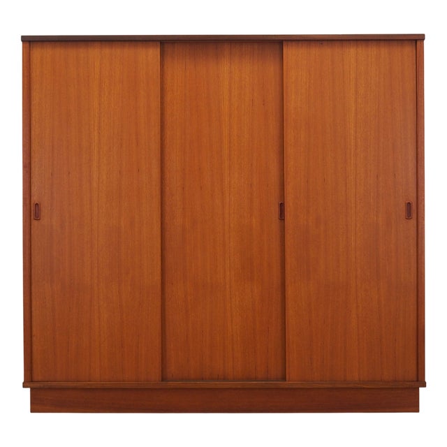 Danish Teak Wardrobe, 1960s For Sale