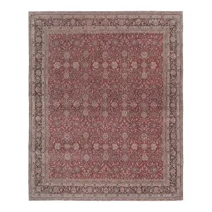 Hand Knotted Contemporary Large Turkish Oushak Rug With Mid-Century Design