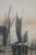 Antique Charles Frederick Mielatz Signed Maritime Sailboat Seascape Etching 28" For Sale - Image 10 of 11