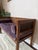 1950s Vintage Mid-Century Modern Tufted Cane Back Bench For Sale - Image 4 of 11