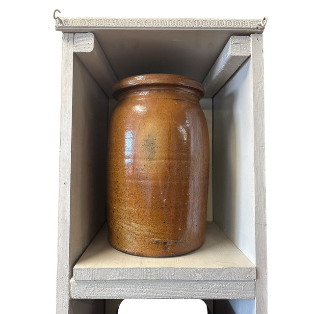 Antique Salt-Glazed Stoneware Crock 2gal For Sale In Greensboro - Image 6 of 8