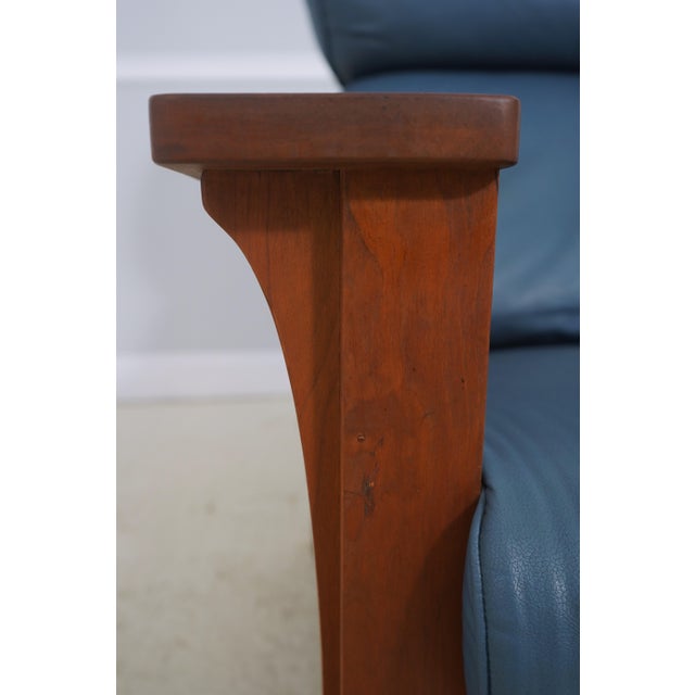 Stickley Cherry Mission Arts & Crafts Morris Chair For Sale - Image 13 of 18