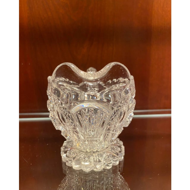 Transparent Stunning! American Brilliant Period (Abp) 1800’s-Early 1900’s Rare Cut Glass Antique Creamer / Multi Purpose Piece. With Sparkling, Intricate Details For Sale - Image 8 of 12