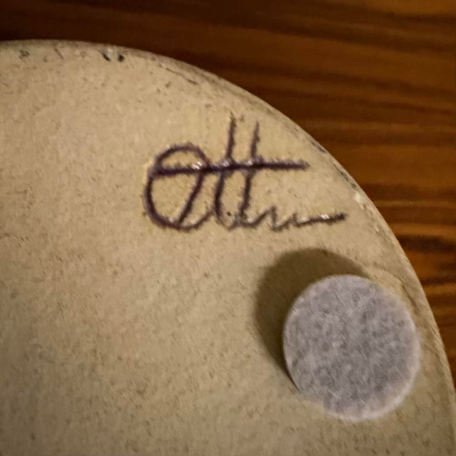 Vintage Studio Pottery Jar With Lid, Indigo Oxblood and Crackle Glaze For Sale - Image 12 of 12