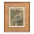 Framed Antique Traditional, Architectural Painting For Sale