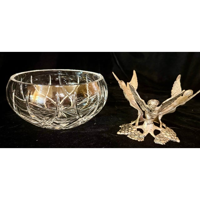 Antique Figural Silver-Plated Centerpiece Bowl For Sale - Image 4 of 12
