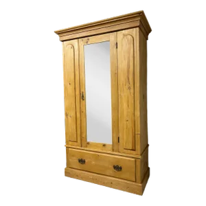 19th Century English Pine Wardrobe