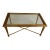 Scully & Scully Bristol Rectangular Coffee Table, Gold Leaf Finish For Sale
