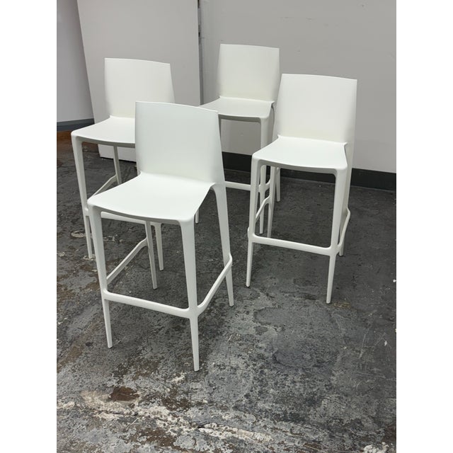 Modern Mario & Claudio Bellini for Heller Bellini Outdoor Barstools, Set of Four For Sale - Image 3 of 12