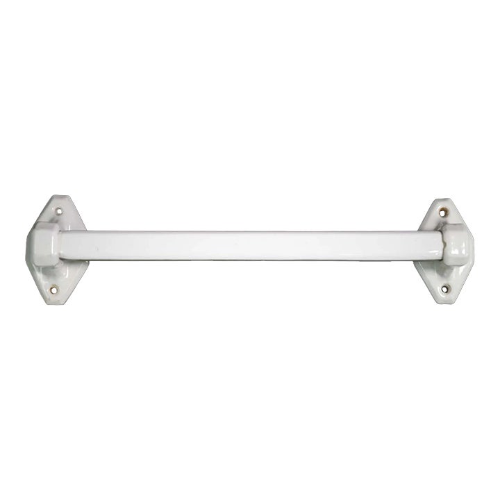 Vintage 26 In. European White Ceramic Towel Bar Chairish