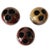 Vintage mid-century space age ceramic spherical ornament sculpture set made by Marisa Italy in the 1970s. Also nice to use...
