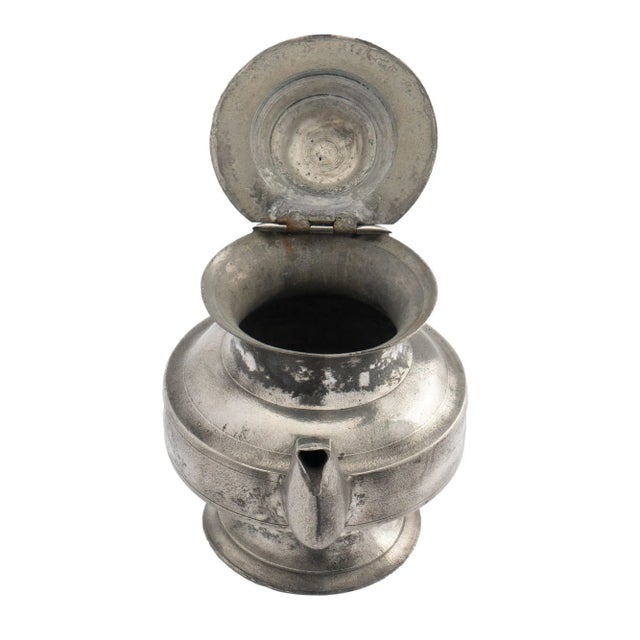 American Pewter Tea Pot, 1820 For Sale - Image 11 of 13