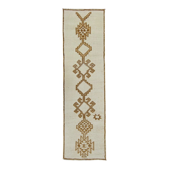 Turkish Vintage Runner Rug 3'3" x 11'5" #17074 For Sale