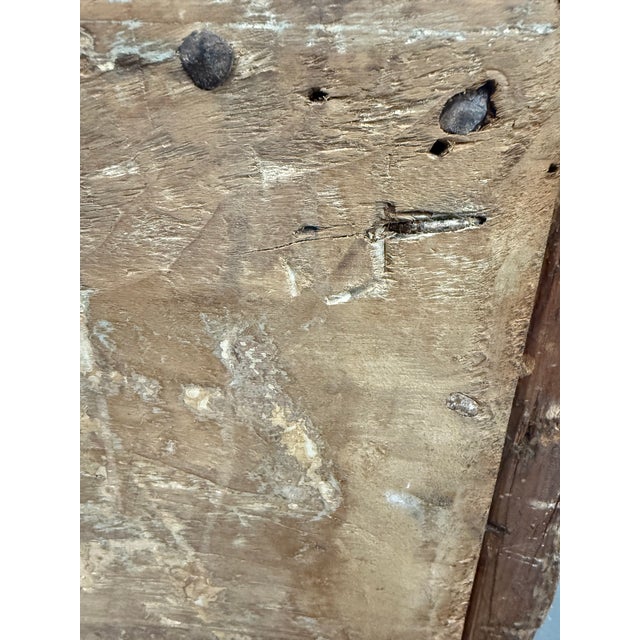 Copper 18th. C. Italian Painted Pair of Cabinets From Tuscany For Sale - Image 8 of 9