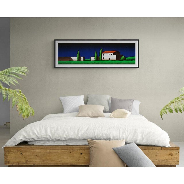 Tino Stefanoni color screenprint on 400 g Fabriano paper (painting) 2000 signed and numbered by the artist on the front...