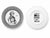 Black Americana Coasters in Porcelain with American Historical Figures by Piero Fornasetti, 1960s, Set of 7 For Sale - Image 8 of 11