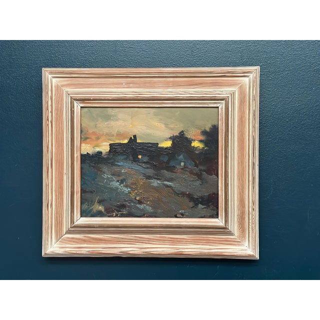Arne Aspelin, Atmospheric Landscape, 1950s, Oil on Panel, Framed For Sale - Image 15 of 15