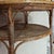 Antique American 2-Tier Woven Wicker Parlor Table With Metal Boot Feet For Sale - Image 6 of 15