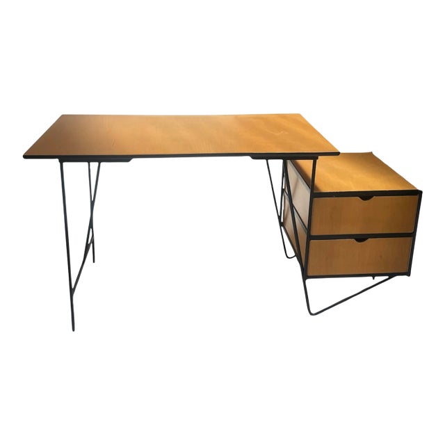1960s Floating Modernist Desk Attributed to Vista of California For Sale