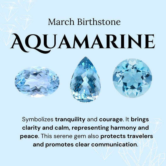 Baby Blue 14k White Gold Pear Cut Aquamarine Ring Size 6.5 For Sale - Image 8 of 11