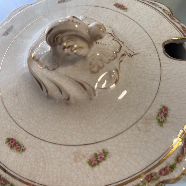 1910s Antique Homer Laughlin Tureen Made in June 1916 For Sale - Image 5 of 11