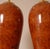 Brown Vintage Table Lamps Faux Elm Burl Wood French Ceramic Vase Lamps Brown Cognac - A Pair For Sale - Image 8 of 11