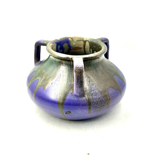 Stoneware Vase by Leon Pointu for Saint Amand en Puisaye, School of Crafts, 1920s For Sale - Image 4 of 7