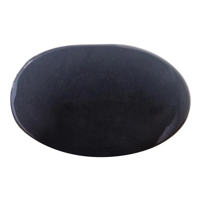 Black Glass Handbag Vase, 1980s For Sale - Image 6 of 7