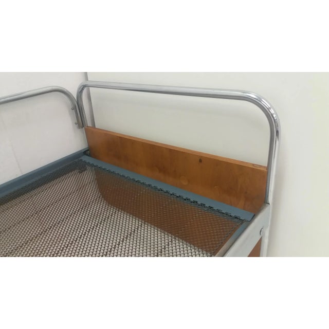 Art Deco 3-Seat Sofa by Jindrich Halabala, 1940s For Sale - Image 3 of 13