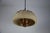 Wood Adjustable Wood and Fabric Shade Pendant Lamp from Domus, 1960s For Sale - Image 7 of 17