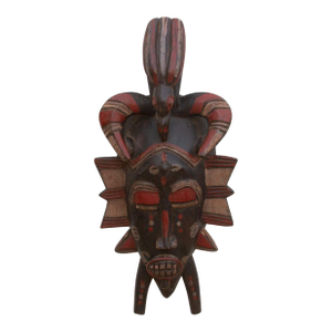 Horned Spirit, African Ritual Mask