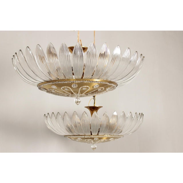 Large Chandeliers, 1940s, Set of 2 For Sale - Image 17 of 18