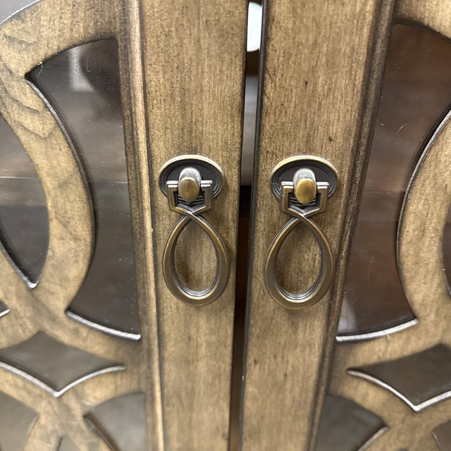 Brown Coast to Coast Kire Two-Door Accent Cabinet For Sale - Image 8 of 12