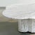 Italian Scalloped Carrara Marble Coffee Table by Gae Aulenti, 1980s For Sale - Image 9 of 12