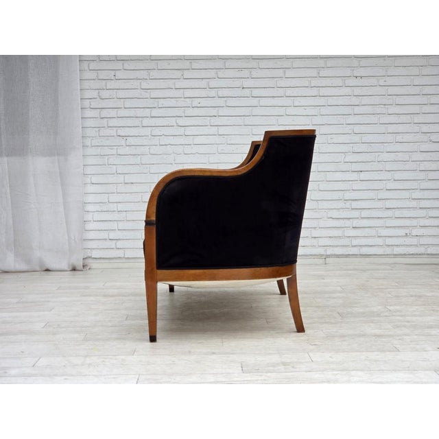 Danish Art Deco Style 2-Seater Sofa in Ash and Furniture, 1950s For Sale - Image 12 of 18