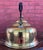 Vintage Solid Brass Tea Kettle With Wood Grip For Sale - Image 4 of 8