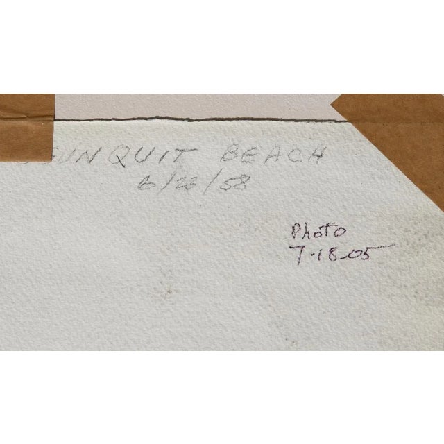 Overlooking the dunes of Ogunquit beach from the curving street that rus parallel to it, Eve Nethercott's view of the...